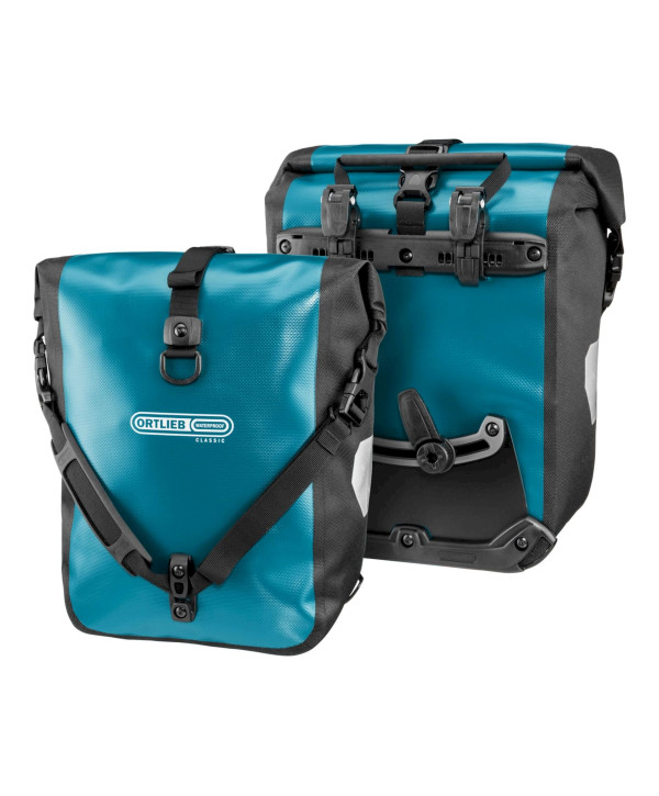 Ortlieb Sport-Roller sacoches de roue avant (PAIRE) pétrole-noir