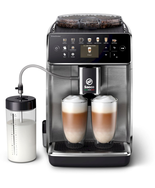 Saeco GranAroma SM6585 machine à café automatique noir/argenté - Classe d'efficacité énergétique B