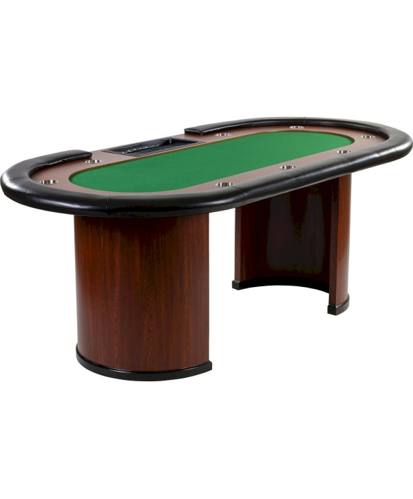 GamesPlanet GRÜN ROYAL FLUSH XXL table de Poker, 213x106x75 bois/vert