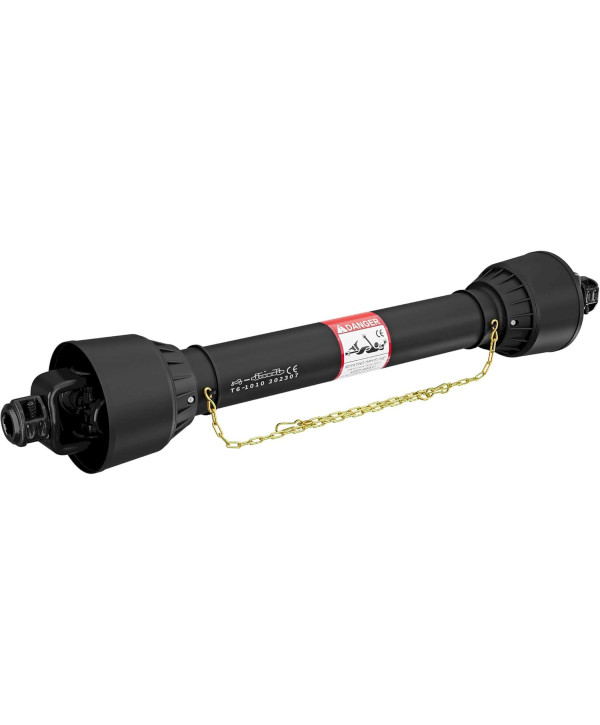 Cardan - Prise de force 1 3/8" - 6 dents - 1010-1310mm longueur pour véhicules 55CV