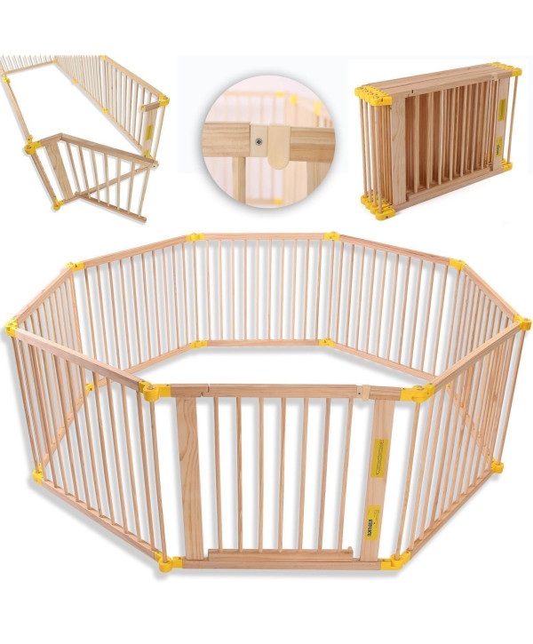 KIDUKU® Barrière de sécurité Parc bébé 7,2M