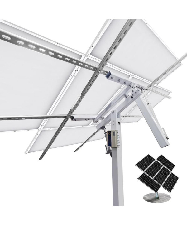 Système de suivi solaire à double axe avec contrôleur de suivi