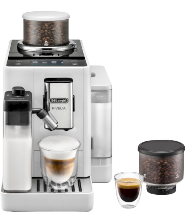 De'Longhi Rivelia machine à café grain automatique EXAM440.55.W blanc