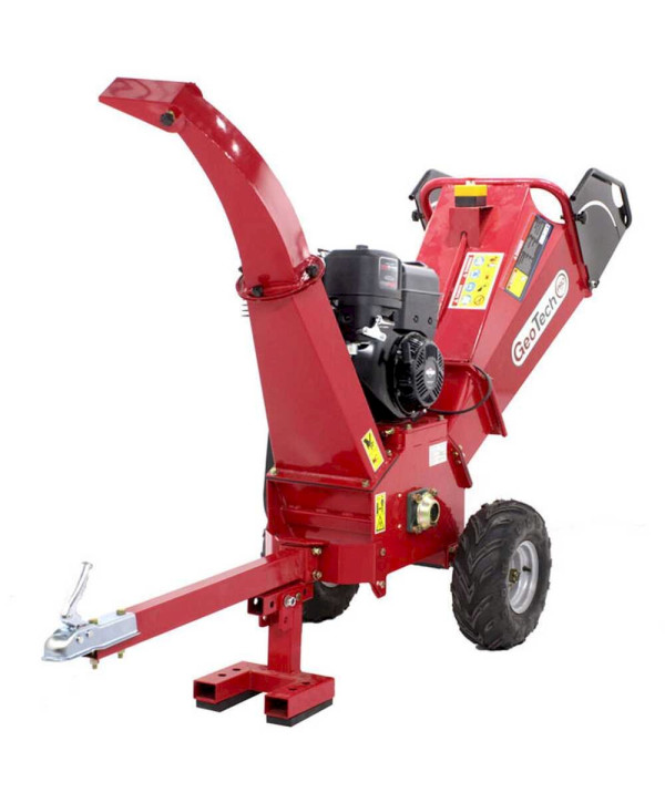 GeoTech Pro PCS 155 BSE broyeur de branches thermique professionnel - moteur B&S - démarrage électrique