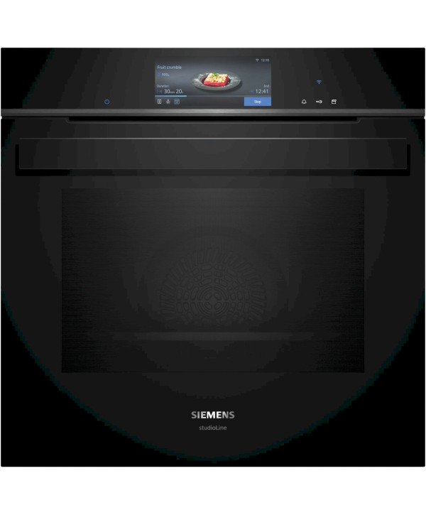 Siemens HS958GCB1 iQ700 four intégrable vapeur 60x60cm noir