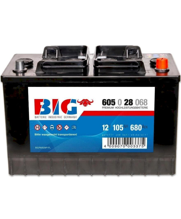 BIG Premium 12V 105Ah 680A/EN LKW Batterie