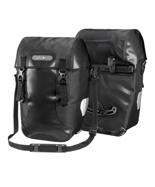 Ortlieb Bike-Packer sacoches de roue arrière (paire) à fermeture par couvercle et système QL2.1 noir