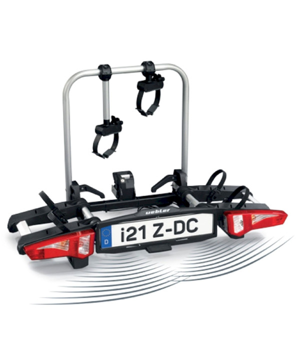 Uebler i21 Z90-DC Porte-vélo attelage 90° avec contrôle de marche arrière pour 2 vélos/e-bikes