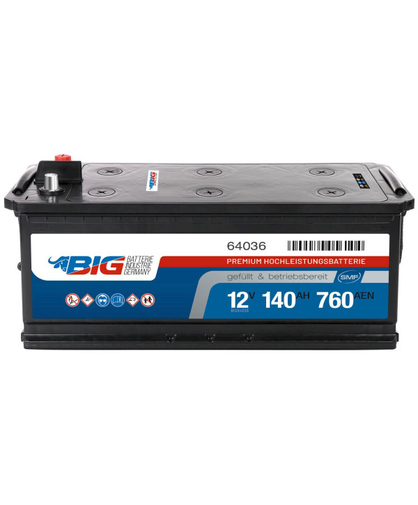 BIG Premium 12V 140Ah 760A/EN LKW Batterie