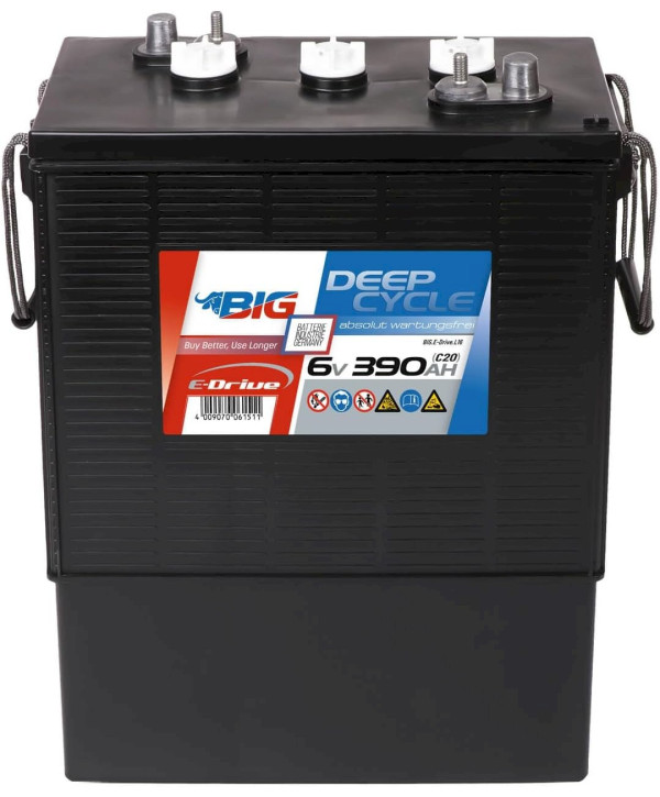 BIG E-Drive 6V 390Ah Traktionsbatterie