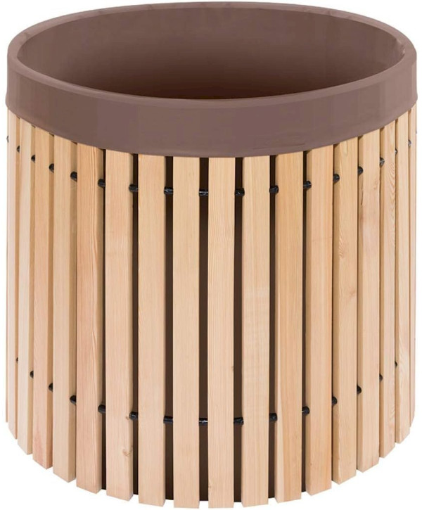 Beckmann tonneau de pluie 420L en bois de mélèze