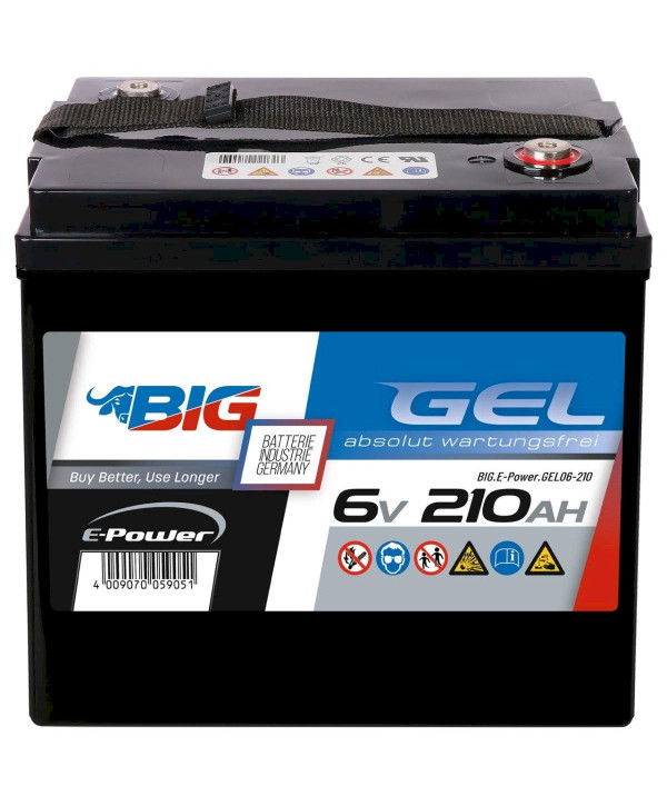 BIG E-Power GEL 6V 210Ah Versorgerbatterie