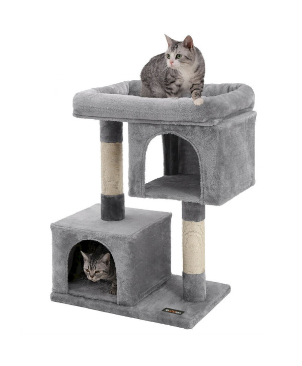 FEANDREA Arbre à chat 84 cm gris clair PCT61W