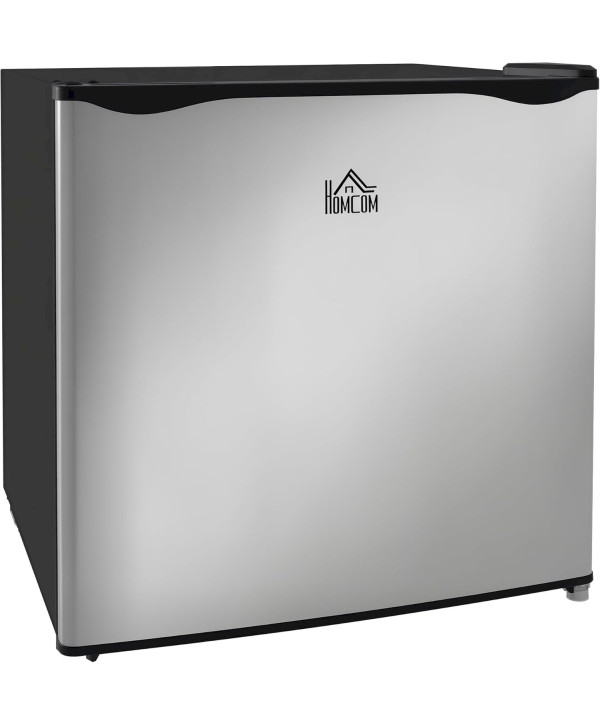HOMCOM Mini-congélateur 35L mini-réfrigérateur électrique 45W 14°C à -24°C argenté
