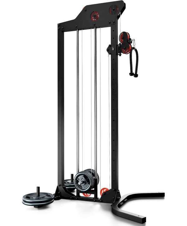 K-Sport KSG020 station de tirage à câbles autoportante – tirage vertical réglable en hauteur