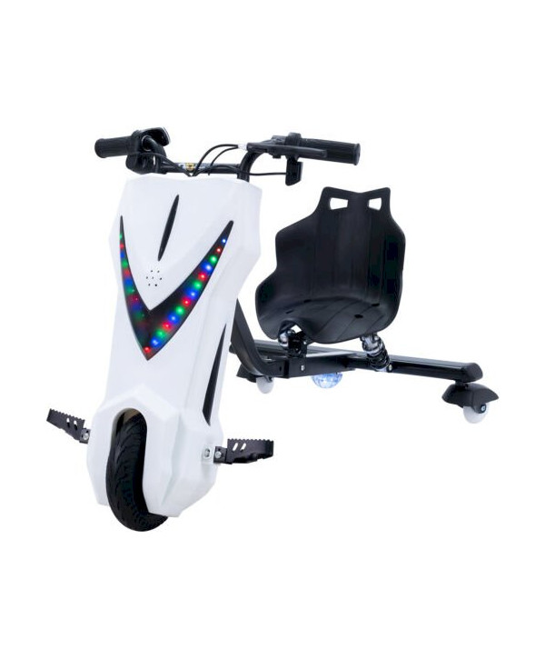 Actionbikes Elektro-Drift-Trike Driftscooter pour enfants Blanc