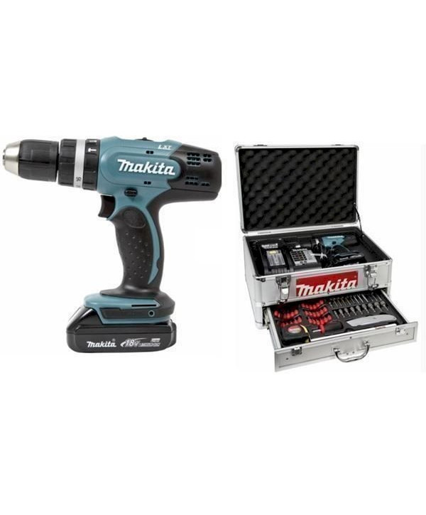 Perceuse visseuse à percussion DHP453SYEX +accessoires Makita