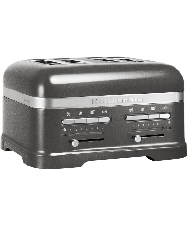 Kitchenaid 5KMT4205EMS 4-Scheiben-Toaster medaillon silber