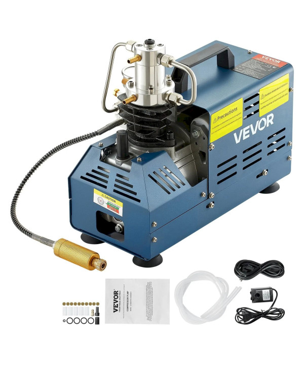 Hochdruck Luftkompressor 1800W 300bar 1L/8min Manual Stopp