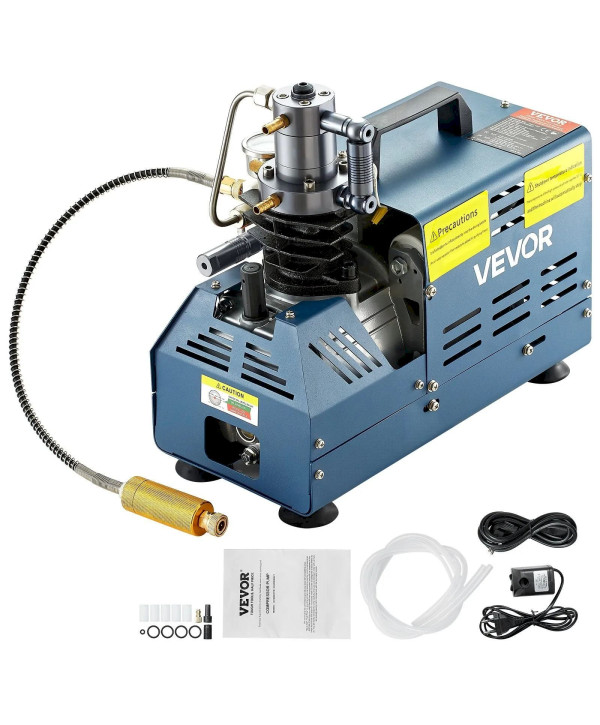 Compresseur Haute Pression 1800W 300bar 1L/8min Arrêt Automatique