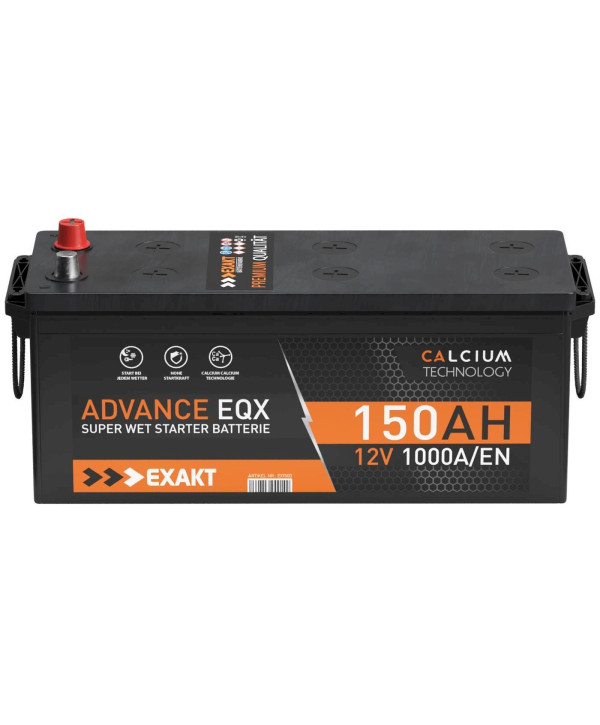 EXAKT ADVANCE EQX Autobatterie 12V 150Ah Starterbatterie