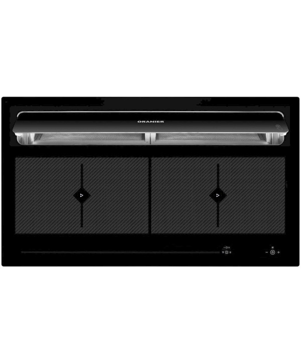 Oranier KFL 2094 Induktionskochfeld 90cm mit Kochfeldabzug (Umluft / Abluft) - Classe d'efficacité énergétique A