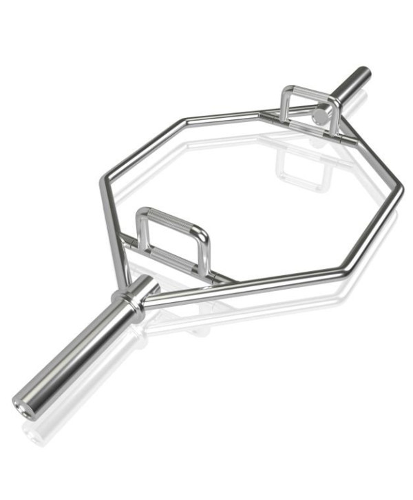 Trap Bar 50mm Barre de Piège Hexagonale Argent Charge maximale 363 kg