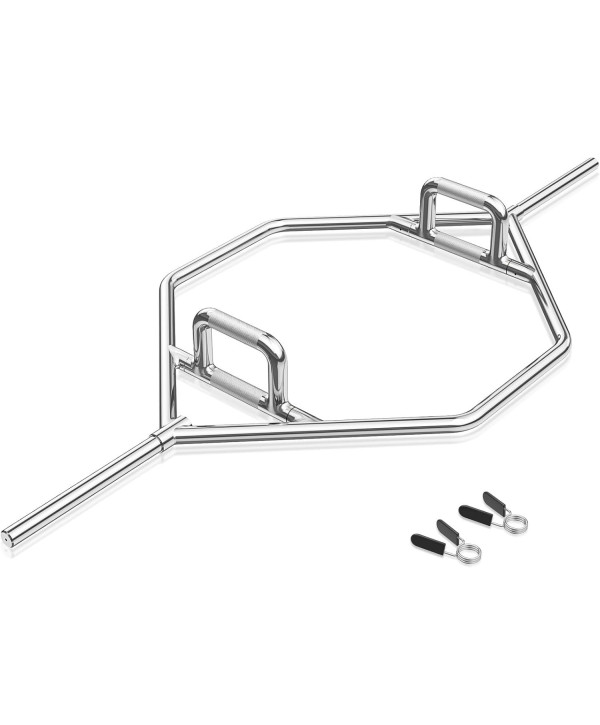 Trap Bar 25mm Barre de Piège Hexagonale Argent Charge maximale 226 kg