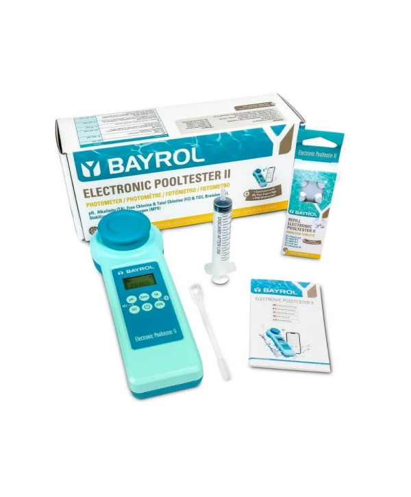 BAYROL Elektronischer Pooltester II - digitalen Wasseranalyse für Schwimmbäder und Spas