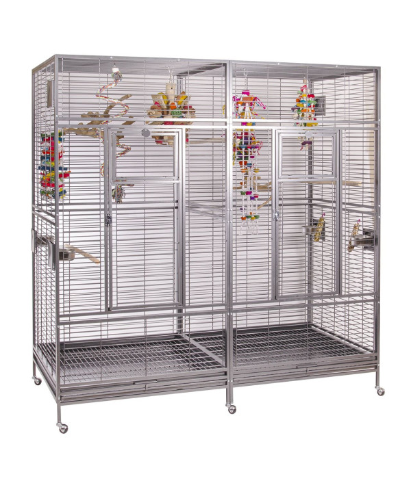 Montana Cages Arkansas Nova II Platinum Doppelvoliere für Papageien
