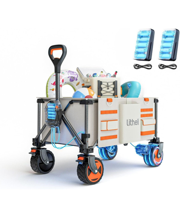 Litheli eWagon W2 Pro Elektro-Wagen Elektrischer Bollerwagen