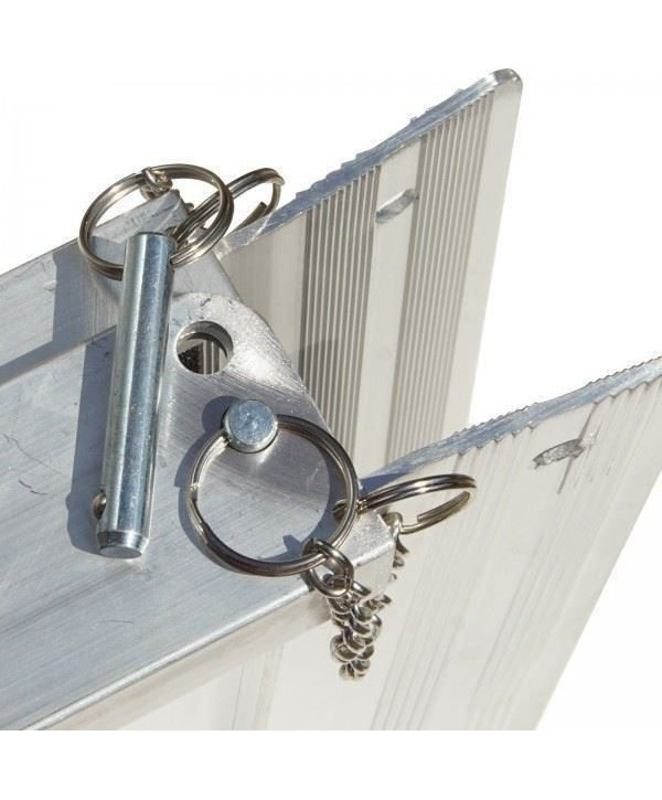 TrutzHolm Auffahrrampe 152 cm bis 270 kg klappbar Alu Friktionsbeschichtung