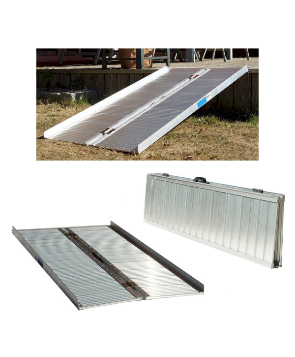 Rampe d'accès pliable en aluminium 213cm jusqu'à 272kg