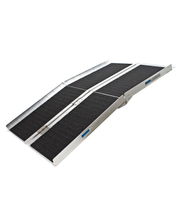 Aluminium Auffahrrampe rutschfest doppelt faltbar 274cm Traglast 270kg