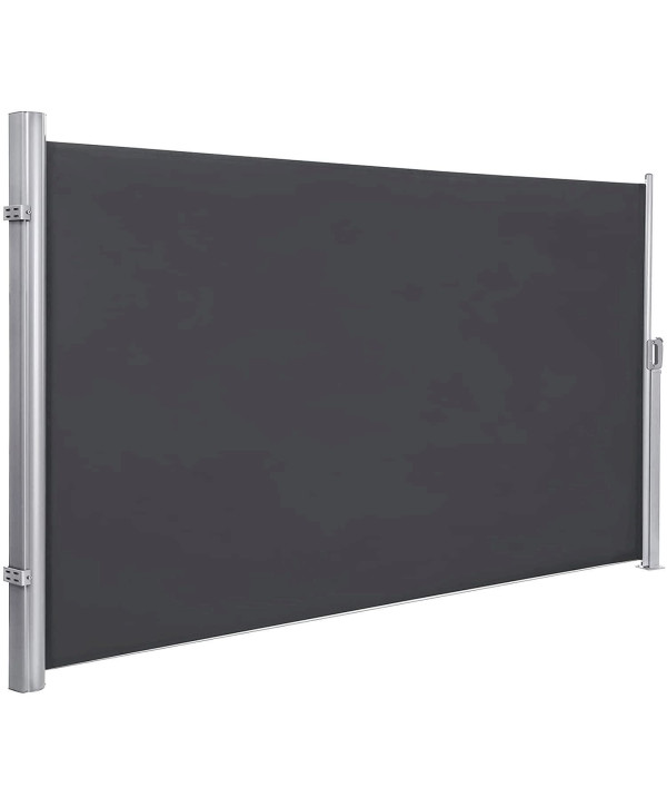 Seitenmarkise 180 x 400 cm (H x L) Anthrazit