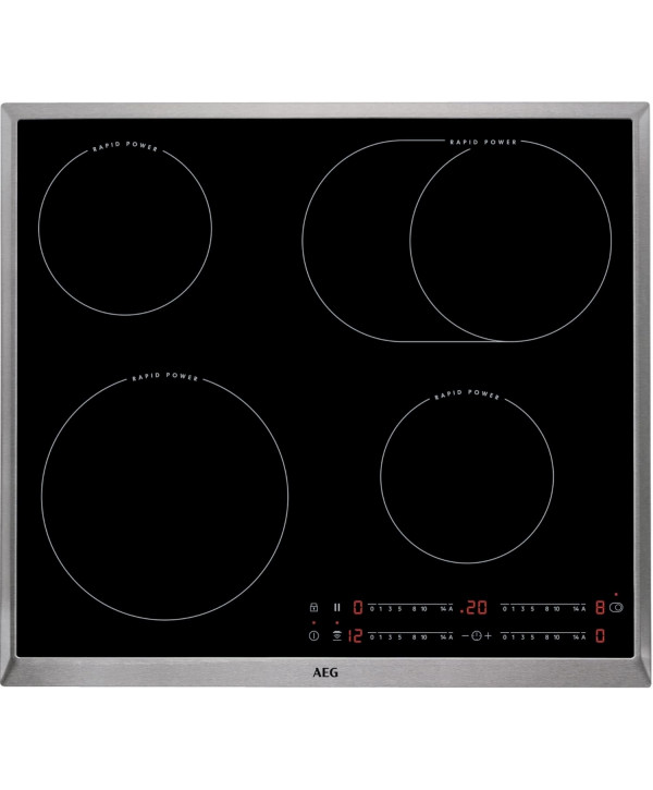AEG HK654850XB plaque de cuisson vitrocéramique 60cm