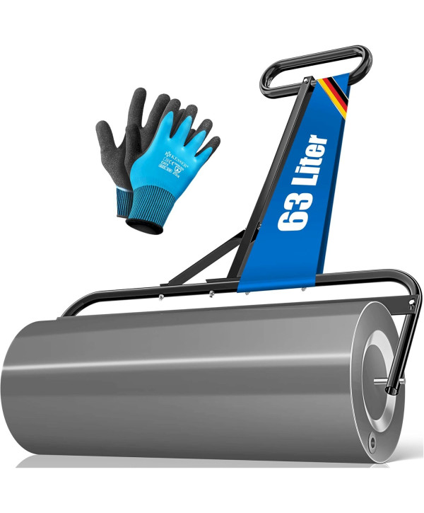 KESSER Rasenwalze aus Stahl 63 Litres befüllbar - Breite 99 cm anthrazit
