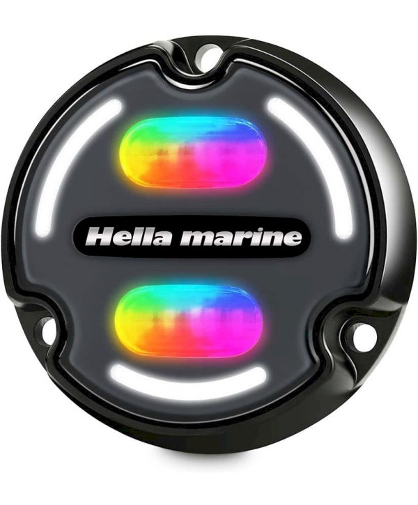Apelo A2 Unterwasserlicht 3000 Lumen RGB - harteloxiertes Aluminium Gehäuse