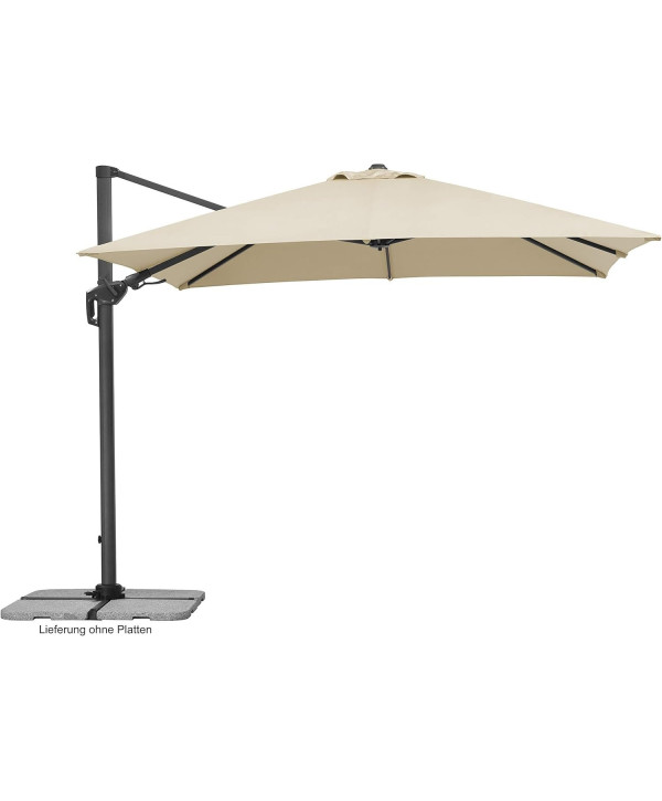 Schneider Rhodos Twist 300 x 300 cm natur Ampelschirm