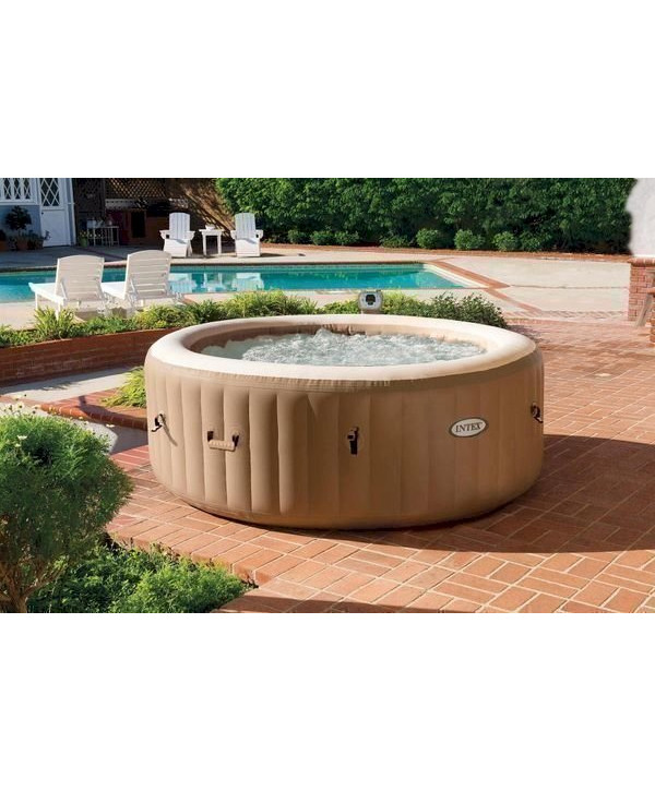 INTEX Whirlpool Pure SPA 196x71 Bubble Massage für 4 Personen