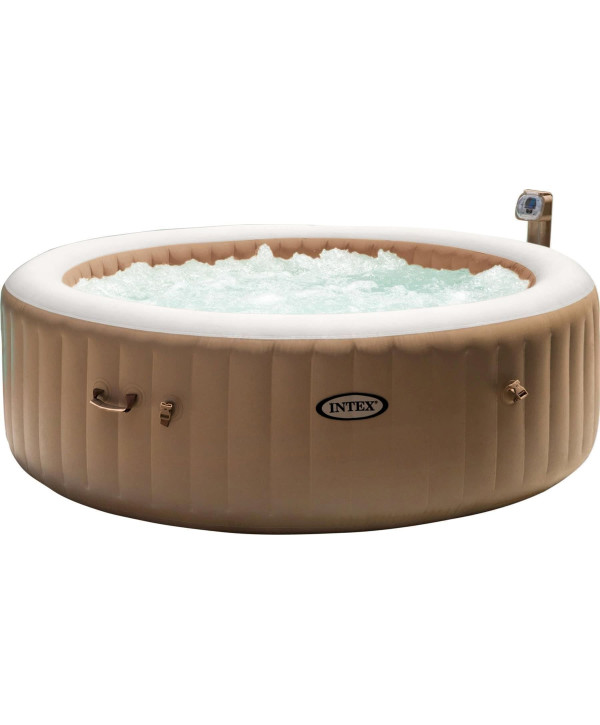 Whirlpool Intex Spa gonflable PureSpa Intex SPA XXL Bubble The­ra­py rond Bulles 6 places - 28408 - Pompe Incluse