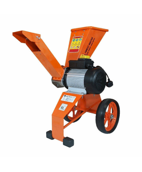 Forest Master Elektro Häcksler 2800 Watt Schredder Gar­ten­häcks­ler Gar­ten­schred­der Holz­häcks­ler