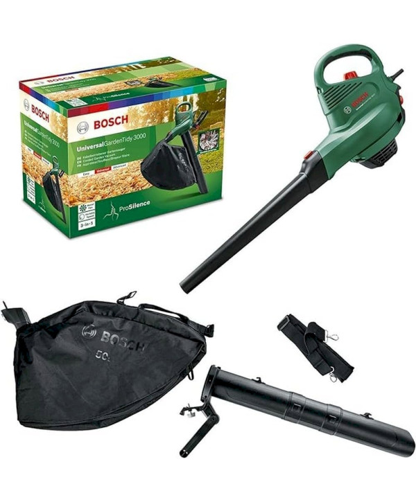 Bosch UniversalGardenTidy 3000 Aspirateur Souffleur Broyeur ⚠️ATTENTION: Prise T23⚠️