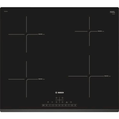 Bosch Serie 6 PIE631FB1E Intégré Table de cuisson à induction Noir, PIE631FB1E