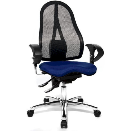 Office Siège de bureau Topstar/ Siège wellness SITNESS 15 AL.U2, bleu Bleu, Noir